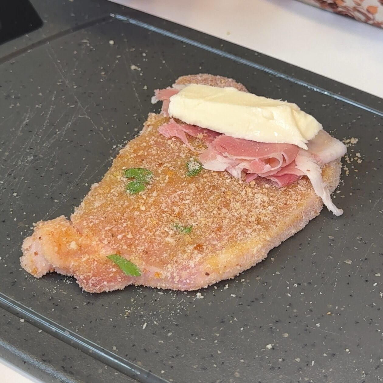 Involtini di lonza ripieni al forno
