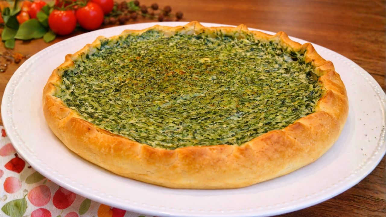 Torta salata con ricotta e spinaci